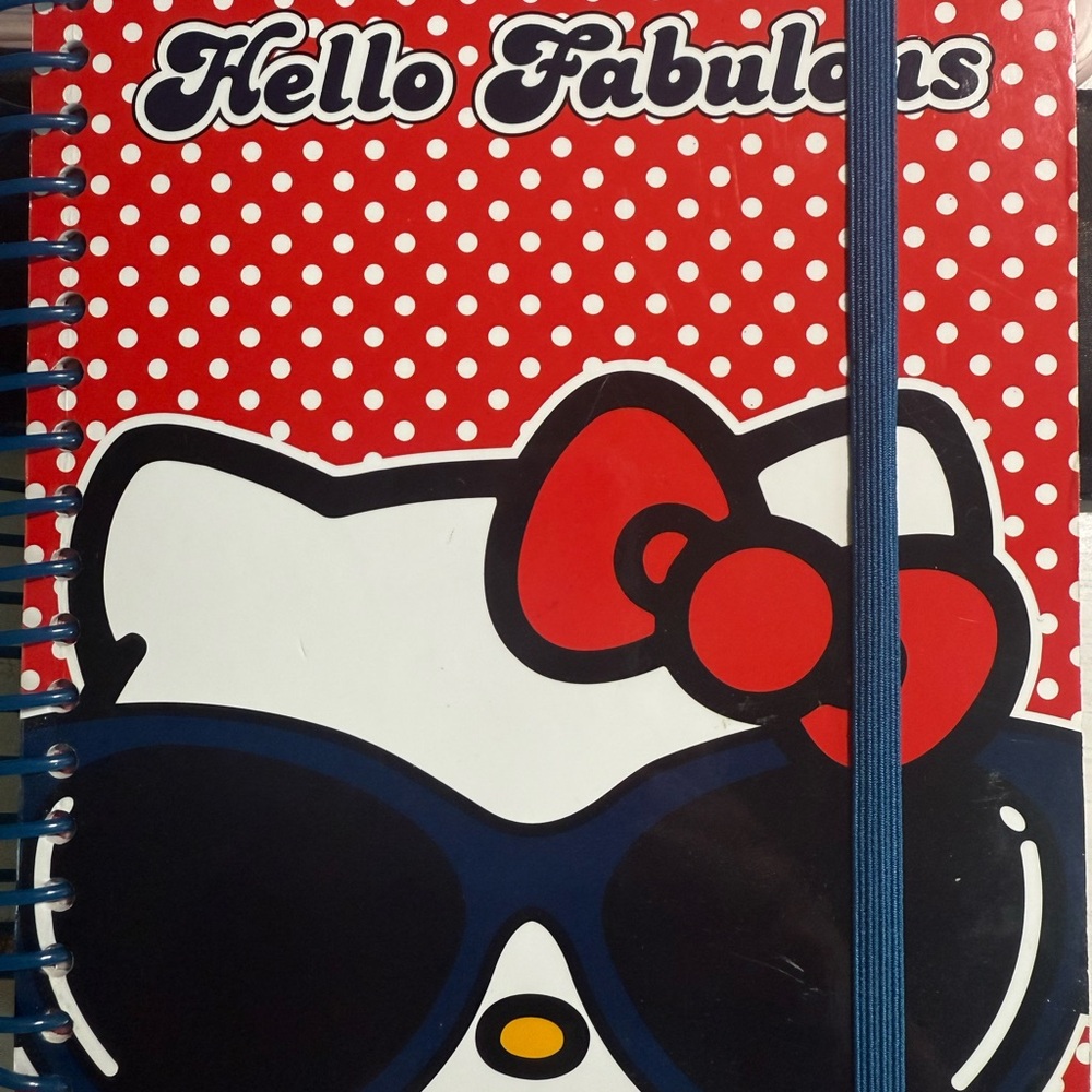 Hello Kitty weekly Agenda -120 sheets (240 pages) BRAND NEW